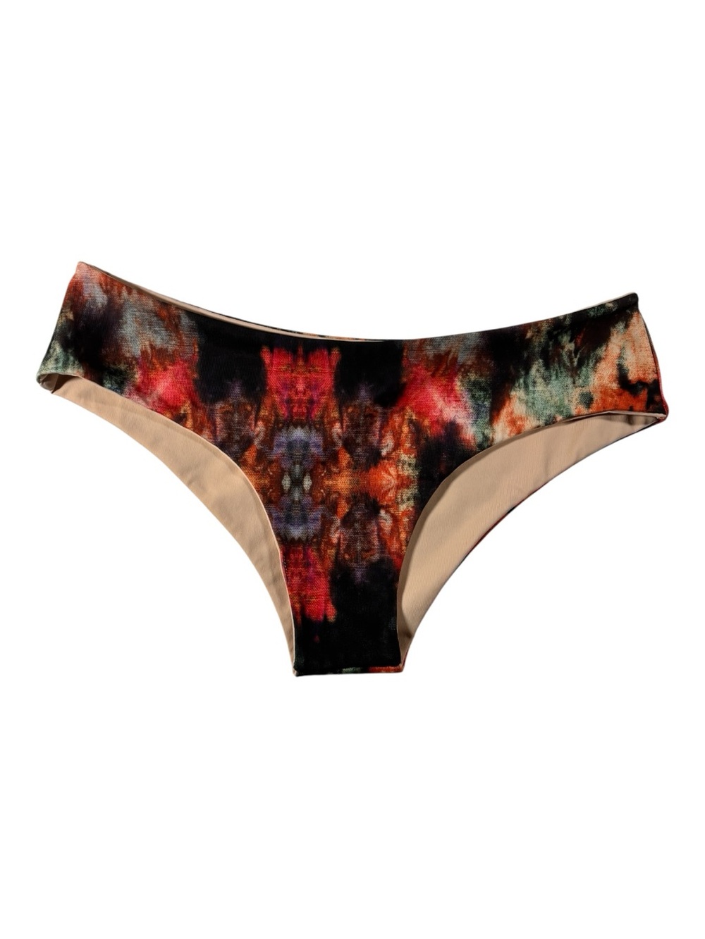 Del Toro Tamarindo Bikini Bottom Size M Multi Color surf beach travel vacation